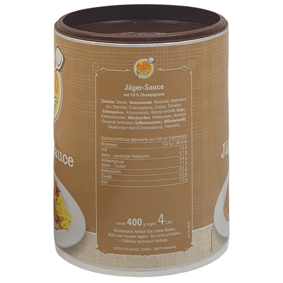 Jäger-Soße mit Champignons Front
