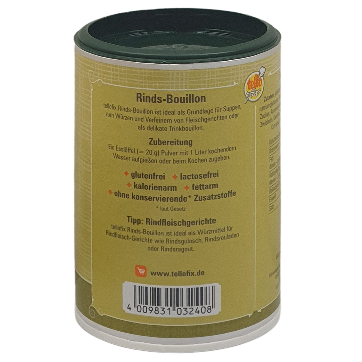 tellofix Rinds-Bouillon (220g Dose)