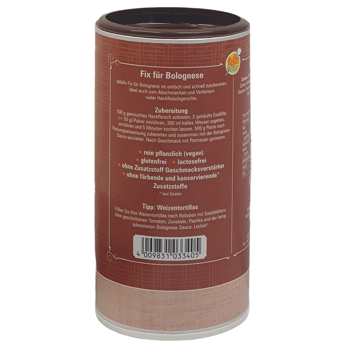 Bolognesefix Front