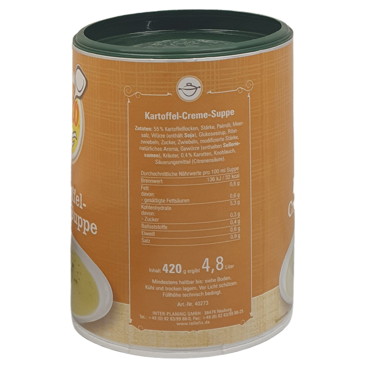 Kartoffel-Suppe Front