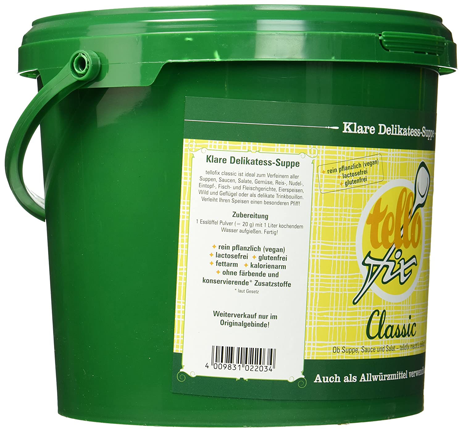 Tellofix classic - Klare Delikatess-Suppe (2kg Eimer)