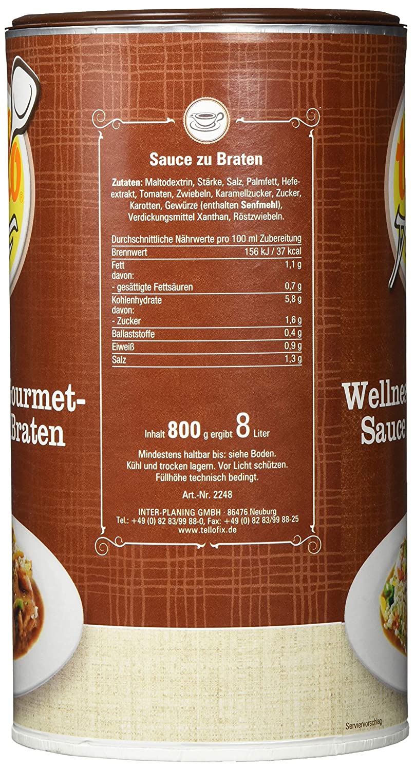 Tellofix Wellness Gourmet-Sauce (800g Dose)