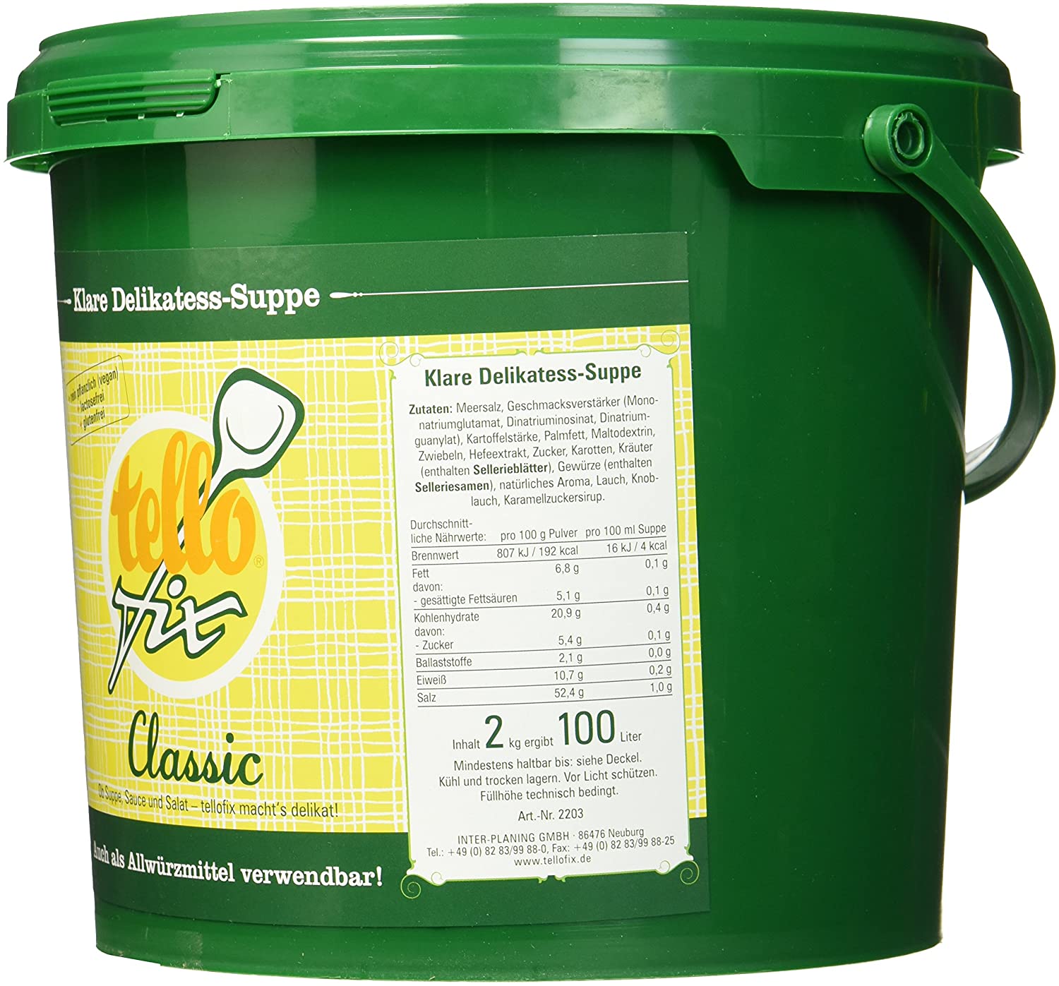 Tellofix classic - Klare Delikatess-Suppe (2kg Eimer)