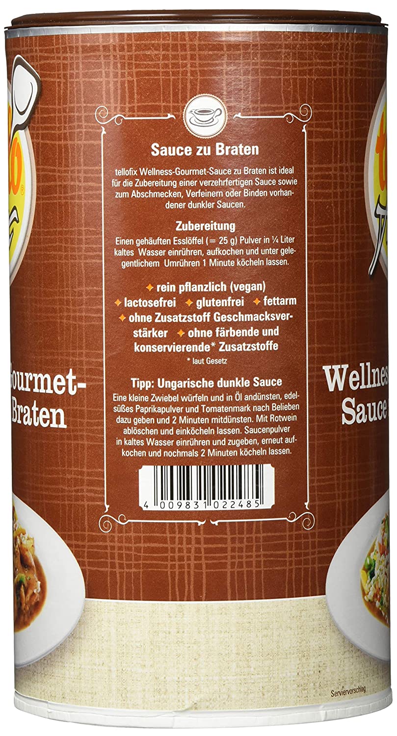 Tellofix Wellness Gourmet-Sauce (800g Dose)