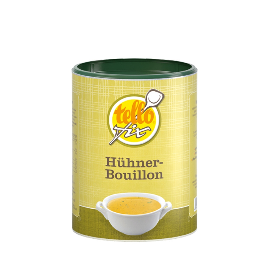 Hühner-Bouillon Front
