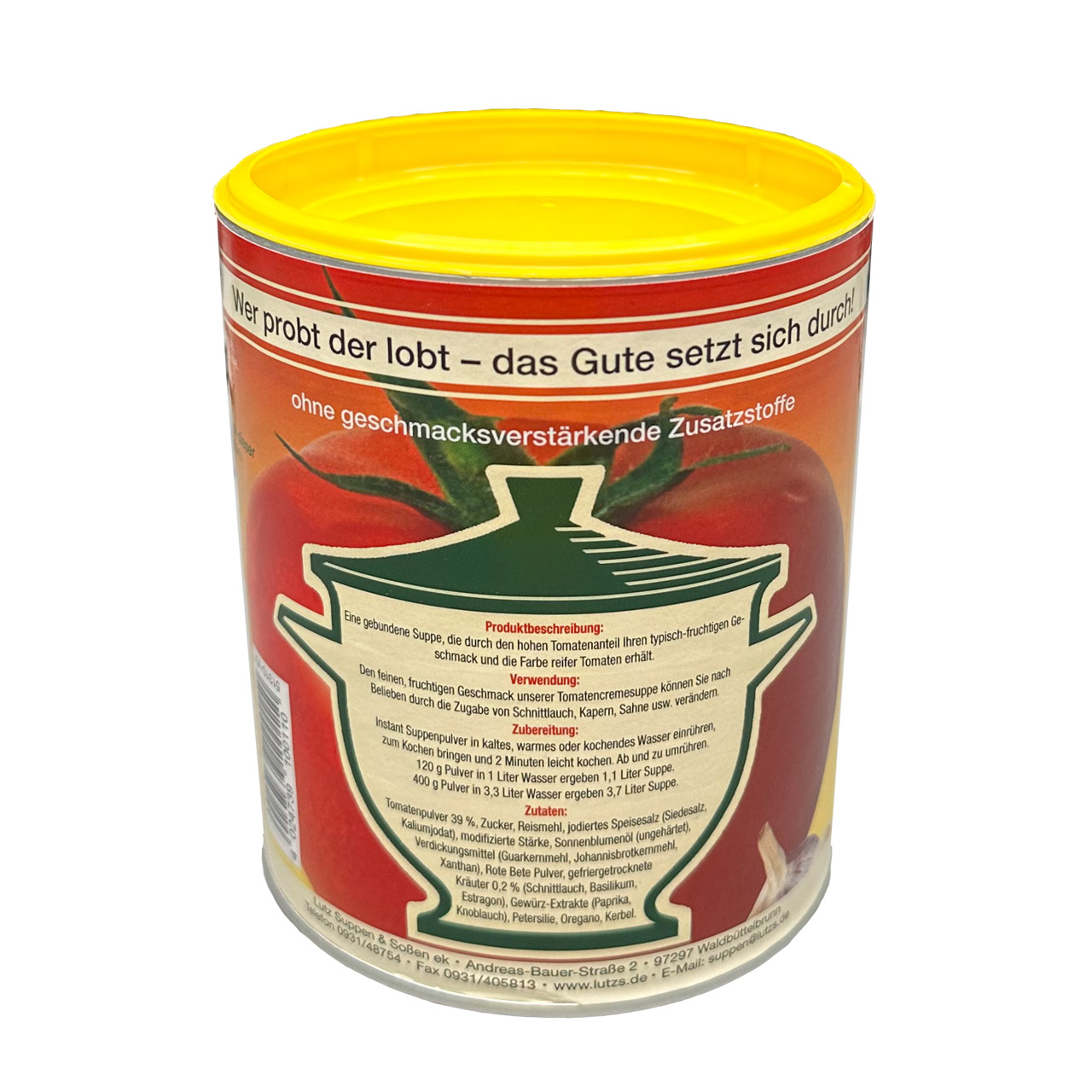 Zutaten Tometen-Cremesuppe 400g