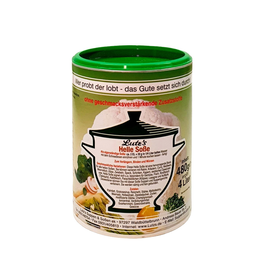 Helle Soße (480g Dose)